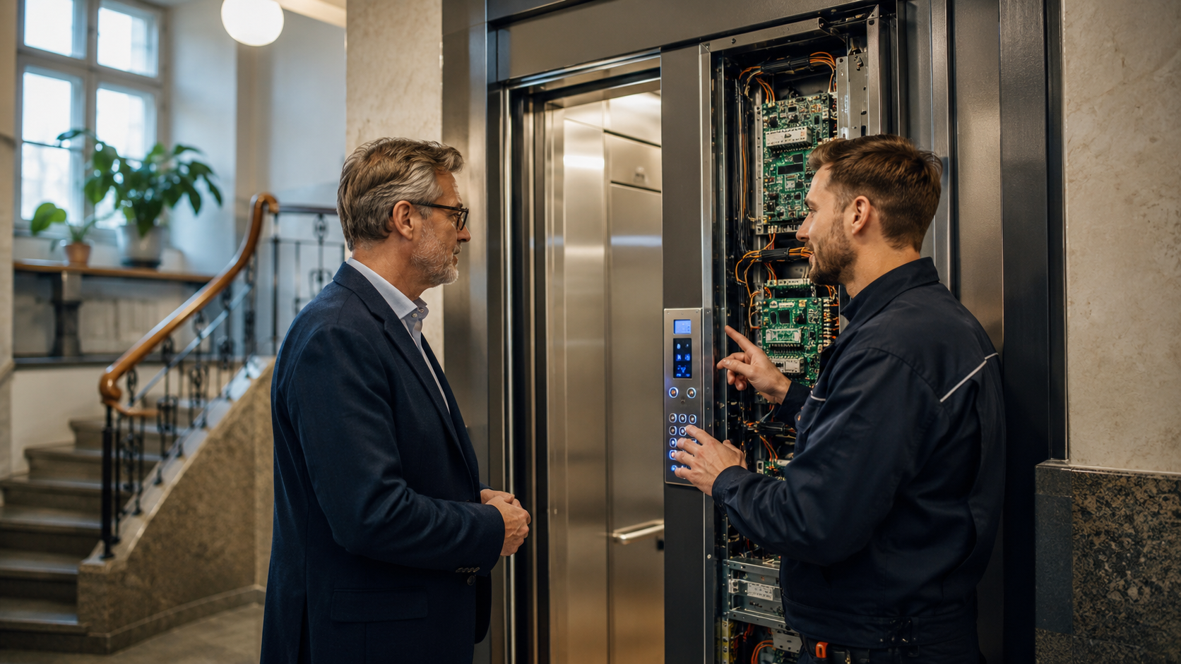 Gammel elevator, friske komponenter – hvornår er modernisering klogere end udskiftning?